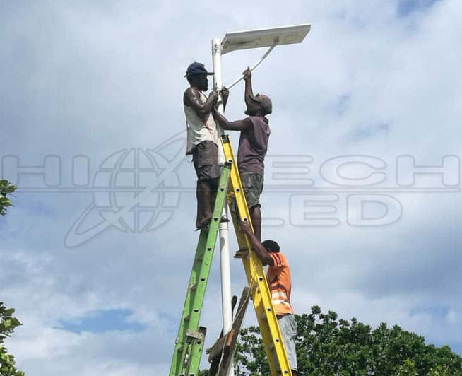 all in one solar street light with drawer